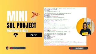 Mini SQL Project Healthcare Data Part 1 - SQL Analysis Beginner-Friendly