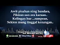 Download Lagu PISAH NING BANDARA KARAOKE