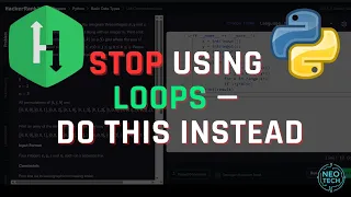 STOP USING LOOPS Do THIS Instead List Comprehensions in Python HackerRank
