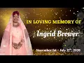 Sis Ingrid Brower Funeral Service II August 9th 2026