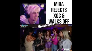 Mira Rejects xQc & Walks Off #xqc #shorts #short #amouranth #twitch