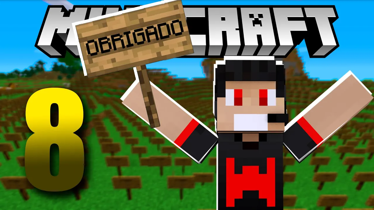 O INCRÍVEL VALE DOS 14 MIL OBRIGADOS !!!  ( MINECRAFT EM BUSCA DA CASA MANUAL  8# )