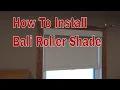How To Install Bali Roller Shades 2025 Model