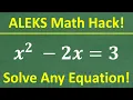 ALEKS Math Placement Test HACK Must Know For The ALEKS Math Placement Test