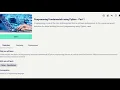 Programming fundamental using Python - Part 1 Answers for Infosys spring bored