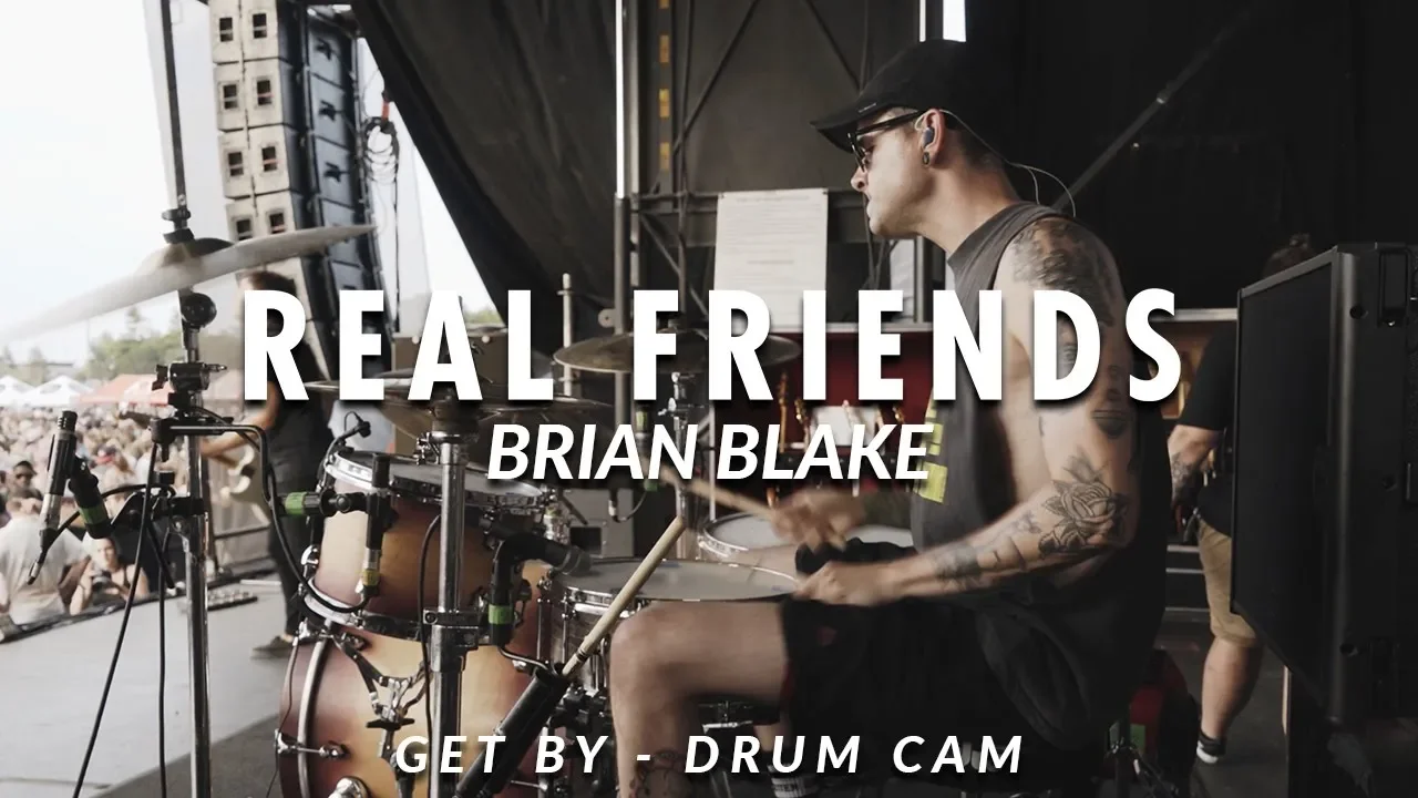 Brian Blake of Real Friends (Get By - Drum Cam)