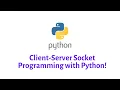 Experiment No 12 - Socket programming with Python Client-Server Network Lab SE-IT B Tech MU