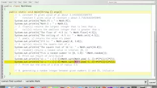 How to write math expressions in java