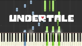 UNDERTALE -  Piano Medley (Synthesia Tutorial)