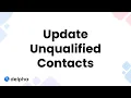 Delpha Resolving Accounts with No Qualified Contacts