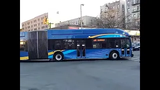 B35 Bus Turning Around