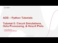 ADS Python Tutorial-3 Simulation Data Processing and Result Plots