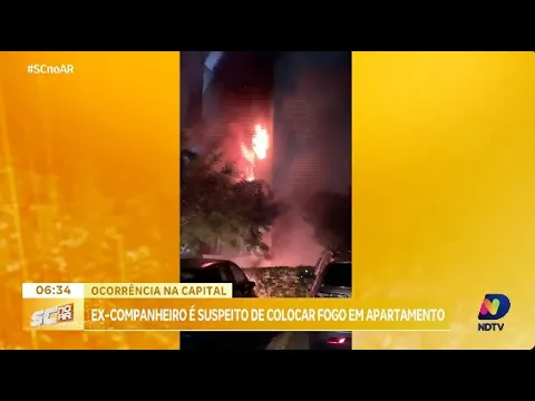 Incêndio em condomínio residencial: suspeita de ato criminoso em Florianópolis