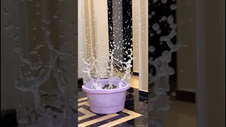 سبحت في طشت دندنها