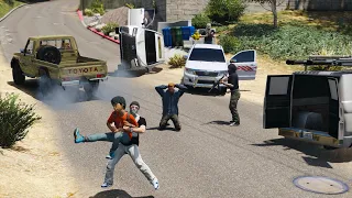 رأجل غني يسجن راعي الشاص ظلم لكن تأتي الفزعه من خويه قراند 5 GTA V 