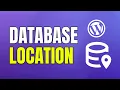 Where is the WordPress Database Stored