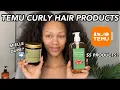 I Tried TEMU Hair Products On My Natural Curly Hair The Results Are Shocking