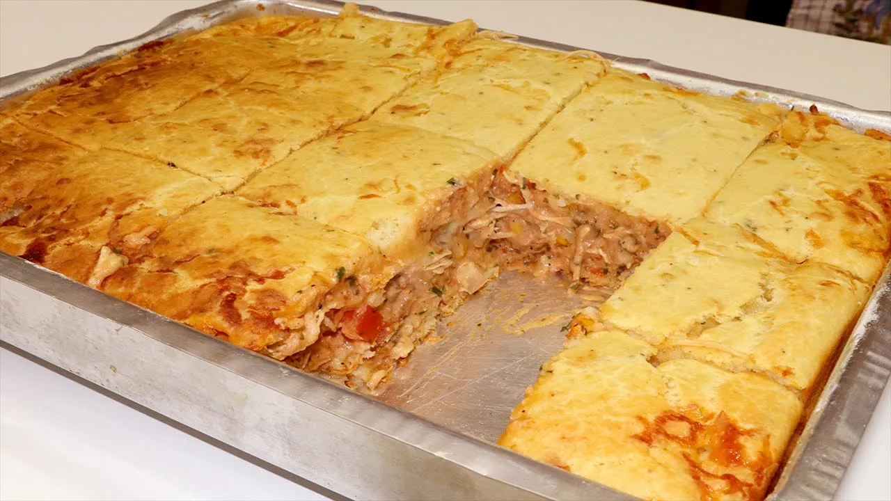 TORTA BAURU DE LIQUIDIFICADOR | LANCHE FÁCIL E RÁPIDO | Gabriel Freitas