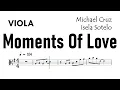 Download Lagu Moments of Love Viola Sheet Music Backing Track Partitura Michael Cruz Isela Sotelo