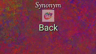 Back Synonym with Meaning Googul Dictionary