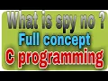 What is Spy number in c programming spy number