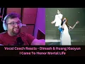 Download Lagu Vocal Coach Reacts to Dimash \u0026 Huang Xiaoyun - I Came To Honor Mortal Life