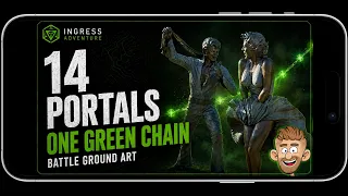 I Linked an Entire 14-Portal Ingress Mission Across My Town | Ingress