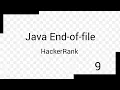 Java End-of-file HackerRank Solution 9