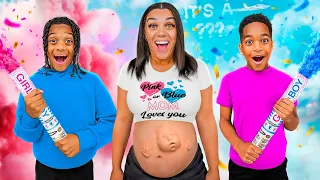 the official gender reveal of the prince family 