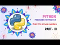 Python Programs print 1 to n even numbers telugucodeguru