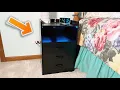 SUPERARE Nightstand with Charging Station and LED Lights - User Review