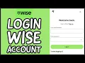 How to Login in Your Wise on PC Wise Website Sign in Tutorial 2024