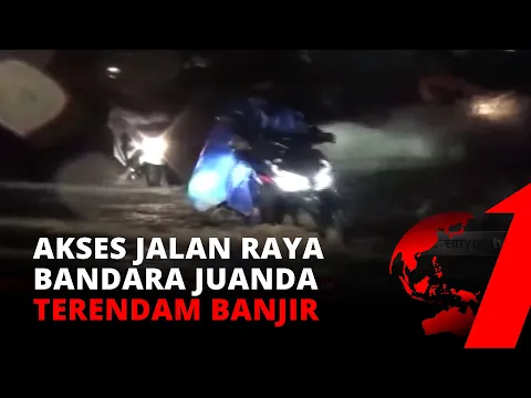 Hujan Lebat Guyur Kawasan Sidoarjo Utara, Jalan Dari Bandara Juanda Terendam Banjir | tvOne