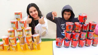 قصة شفا و بياعة الاندومي الشريرة 