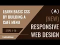 Learn Basic CSS by Building a Cafe Menu - Steps 1-10