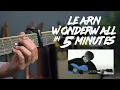 Wonderwall INTRO 5 Levels If Difficulty - LEARN IT IN 5 MINUTES
