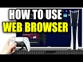 How To Use Web Browser On PS5 - Easy Guide