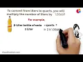 Converting Liters L to Quarts QT A Step-by-Step Tutorial