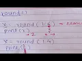 p-8 round function in Python vaishaliburbure3091