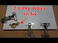How to fix door hinges - cupboard cabinet repair