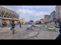 Lagu KINSHASA : DÉMOLITION AU DOS DU STADE DES MARTYRS AU RIVIÈRE BITSHAKU TSHAKU, LES RIVERAINS ABATTU 