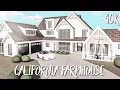 Cheap California Farmhouse Bloxburg 40k