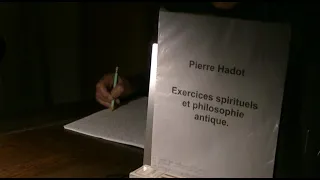 Pierre Hadot: Exercices spirituels et philosophie antique.