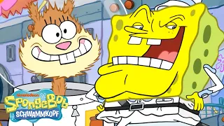 SpongeBob | 1 Stunde beste Momente aus NEUEN SpongeBob-Folgen, die du nicht kennst 👀 | Schwammkopf