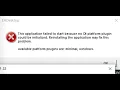 Fix EADesktop Error Application Failed To Start Because No Qt Platform Plugin Could Be Initialized