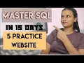 I learned SQL for data analytics in 15 days From Scratch
