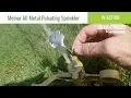 Melnor Pulsating Impact Sprinkler How to Adjust Use It Gardening Products Review