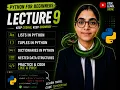 Python Full Course Lecture 9 Learn Python Step by Step