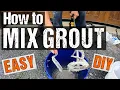 How to Mix Mapei Grout for Tile -