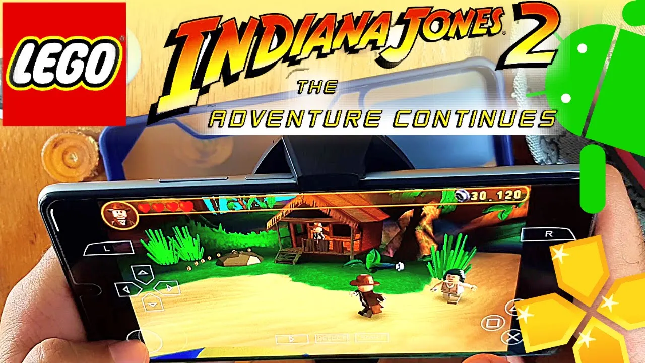 Lego Indiana Jones 2 The Adventure Continues Android - PSP Emulator PPSSPP - Gameplay 2022